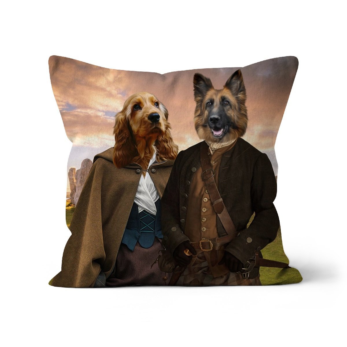 Pet Portraits | Outlander: Custom Pet Pillow | Paw & Glory