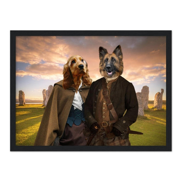 Highland Romance Custom Pet Portrait | Custom Pet Portrait | Paw & Glory