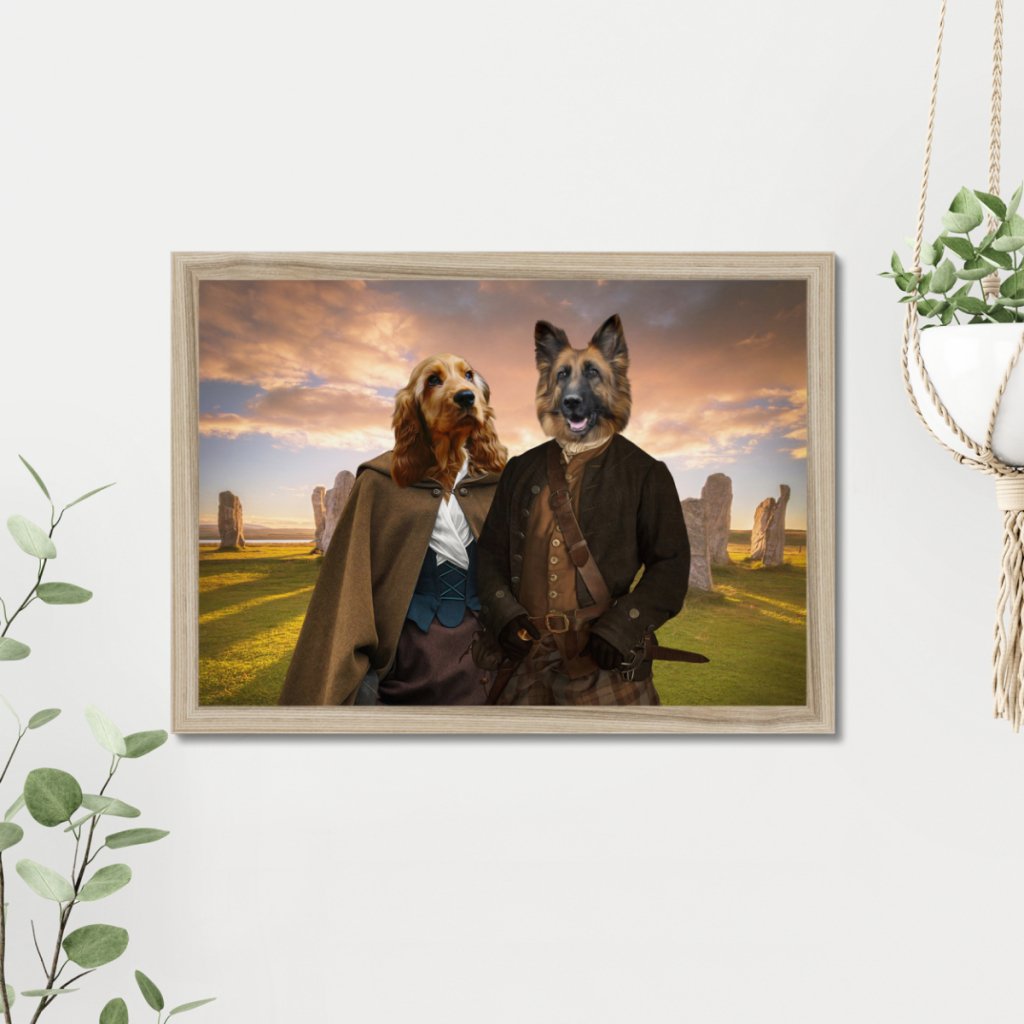 Pet Portraits | Outlander: Custom Pet Portrait | Paw & Glory