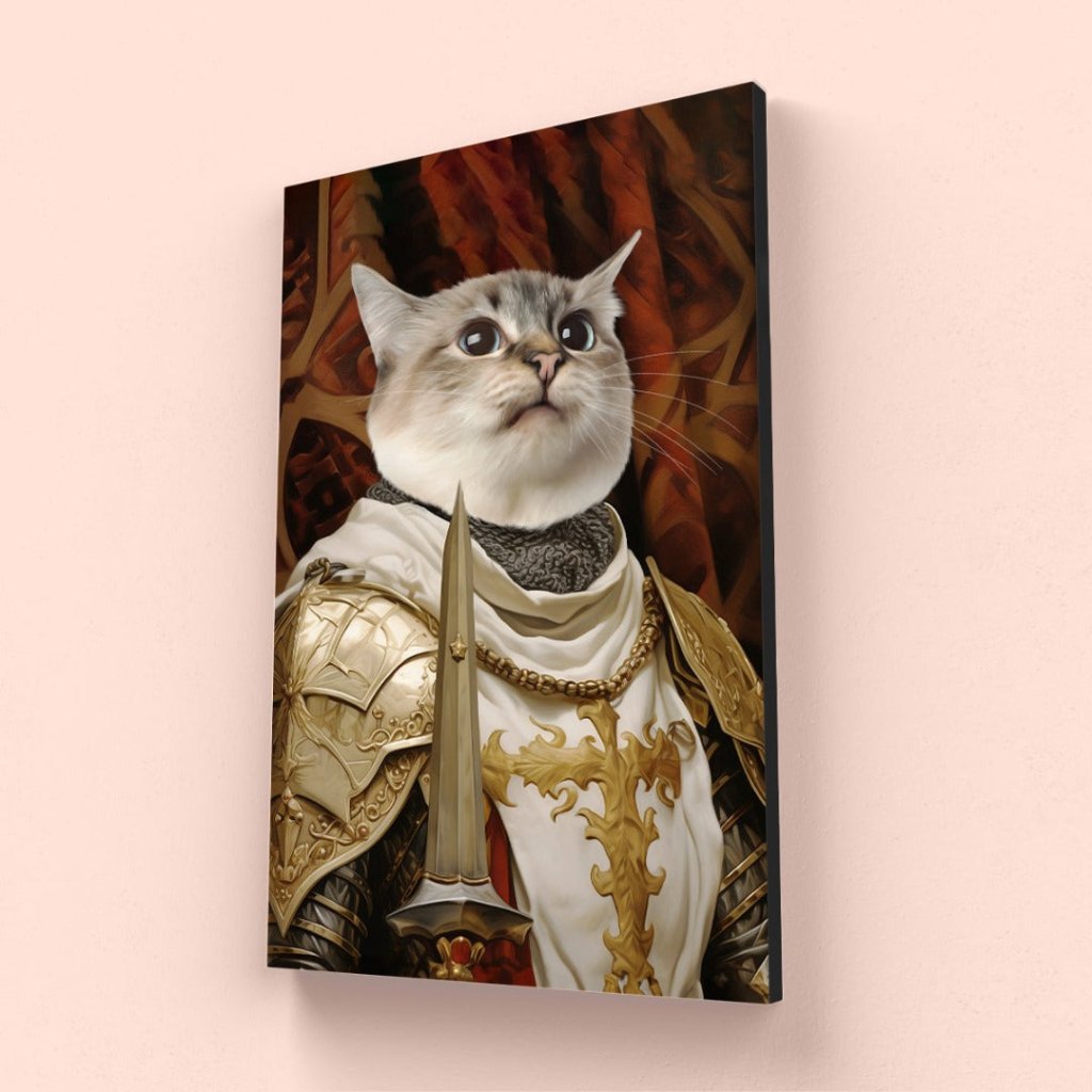 Pet Portraits | Paladin: Custom Pet Canvas | Paw & Glory