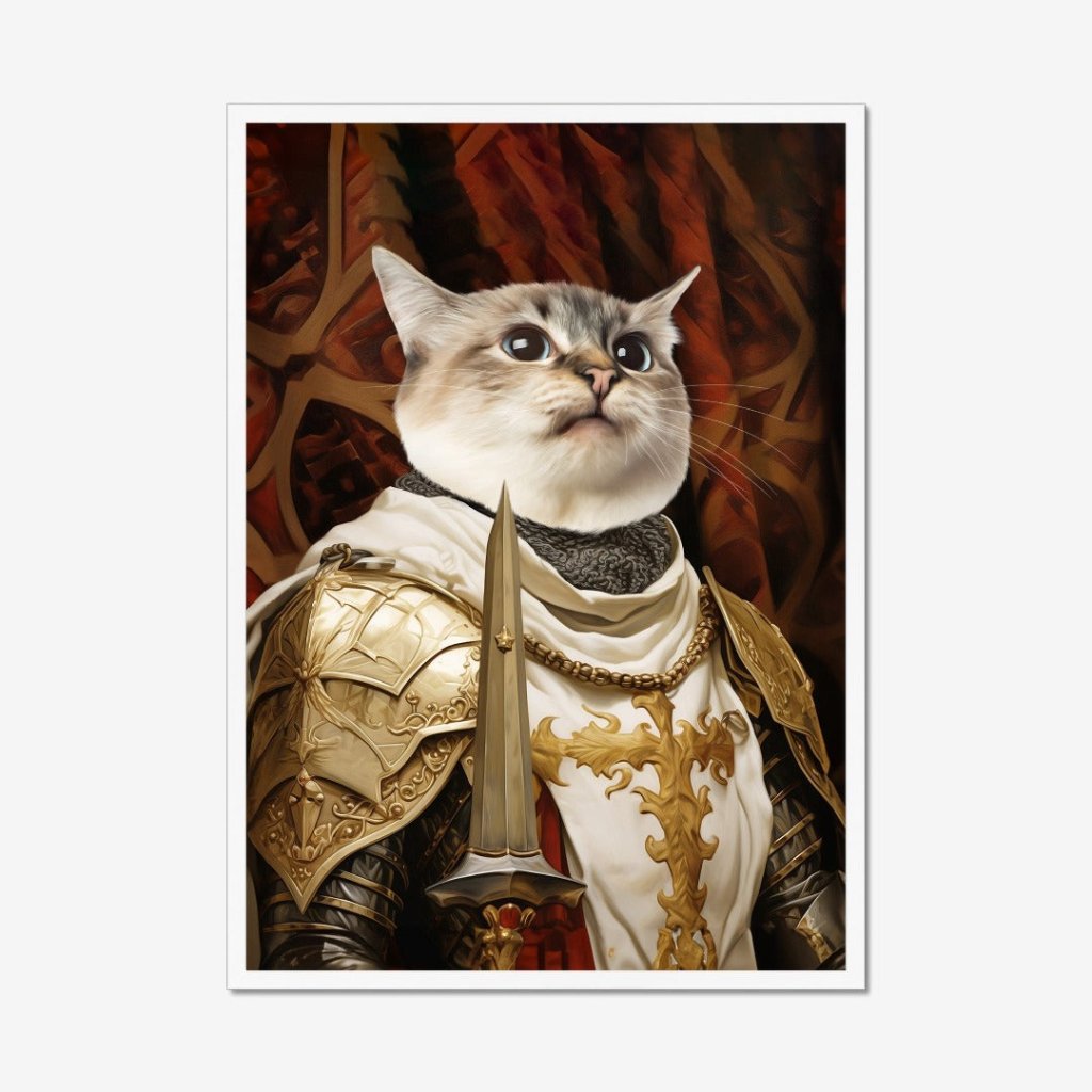 Pet Portraits | Paladin: Custom Pet Portrait | Paw & Glory