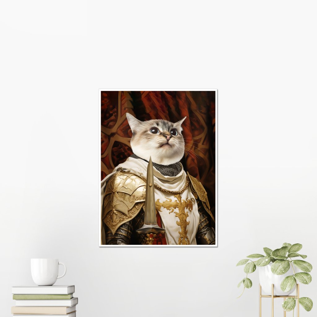 Pet Portraits | Paladin: Custom Pet Poster | Paw & Glory