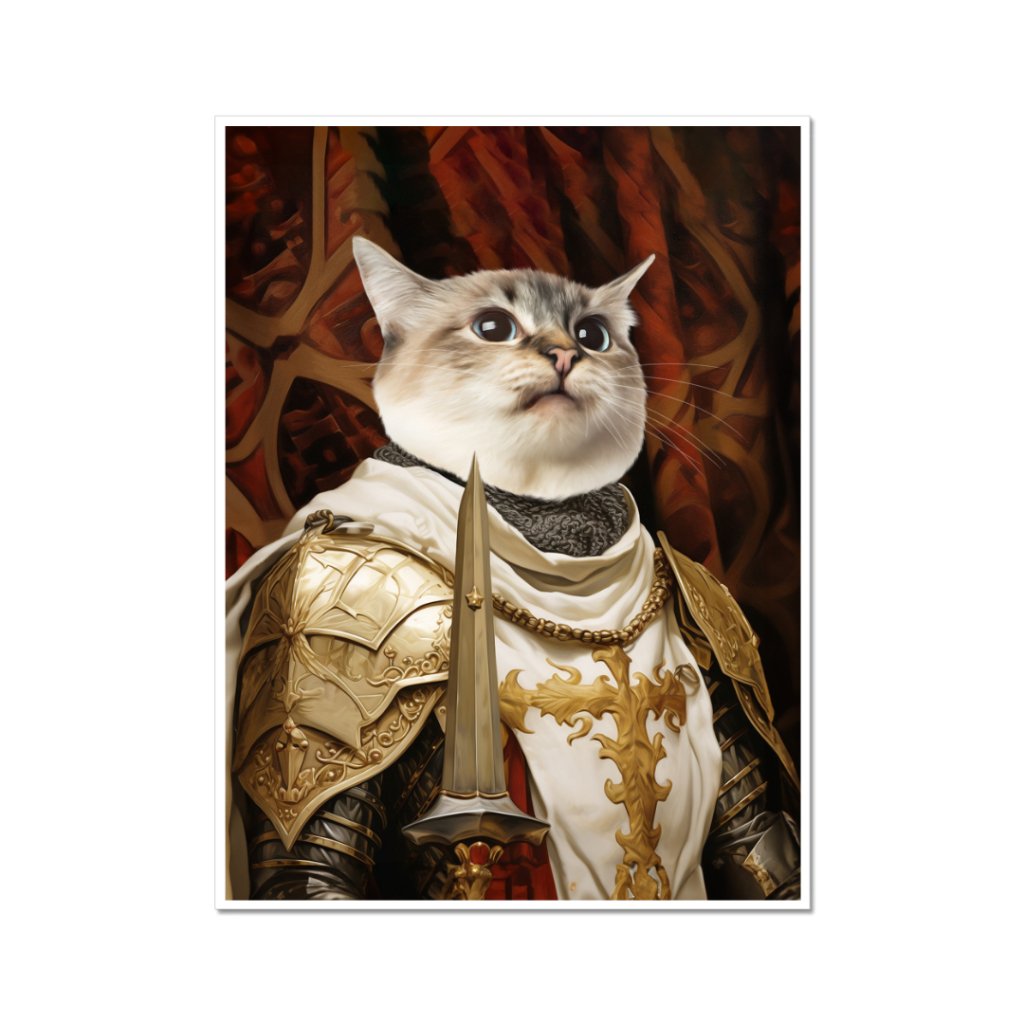 Pet Portraits | Paladin: Custom Pet Poster | Paw & Glory