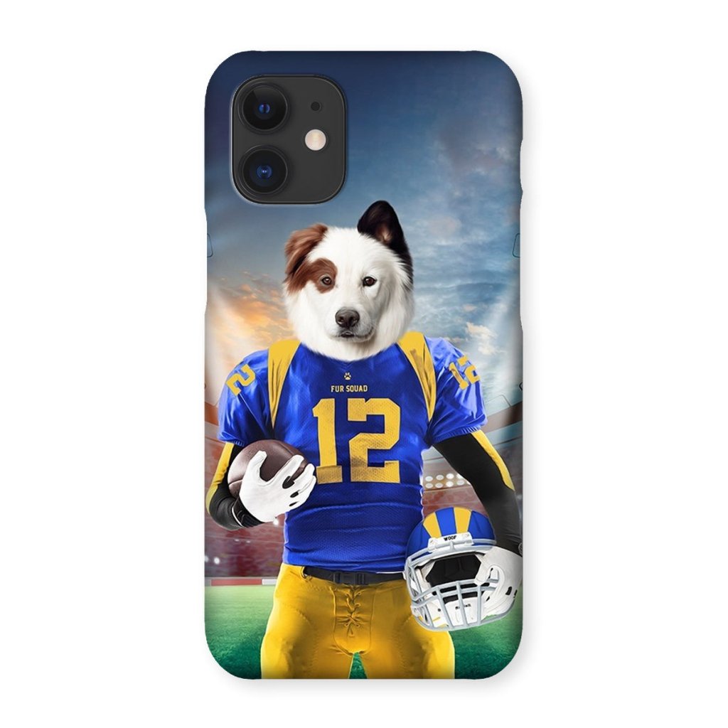 Pet Portraits | Paw Angeles Rams: Custom Pet Phone Case | Paw & Glory