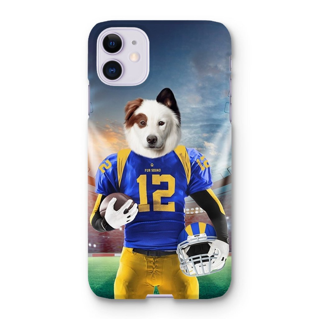 Pet Portraits | Paw Angeles Rams: Custom Pet Phone Case | Paw & Glory