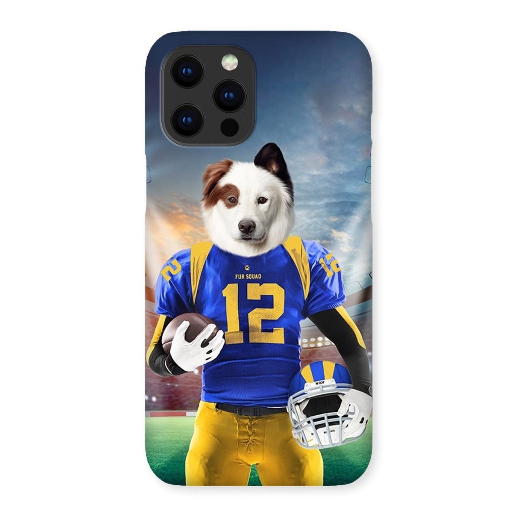 Pet Portraits | Paw Angeles Rams: Custom Pet Phone Case | Paw & Glory