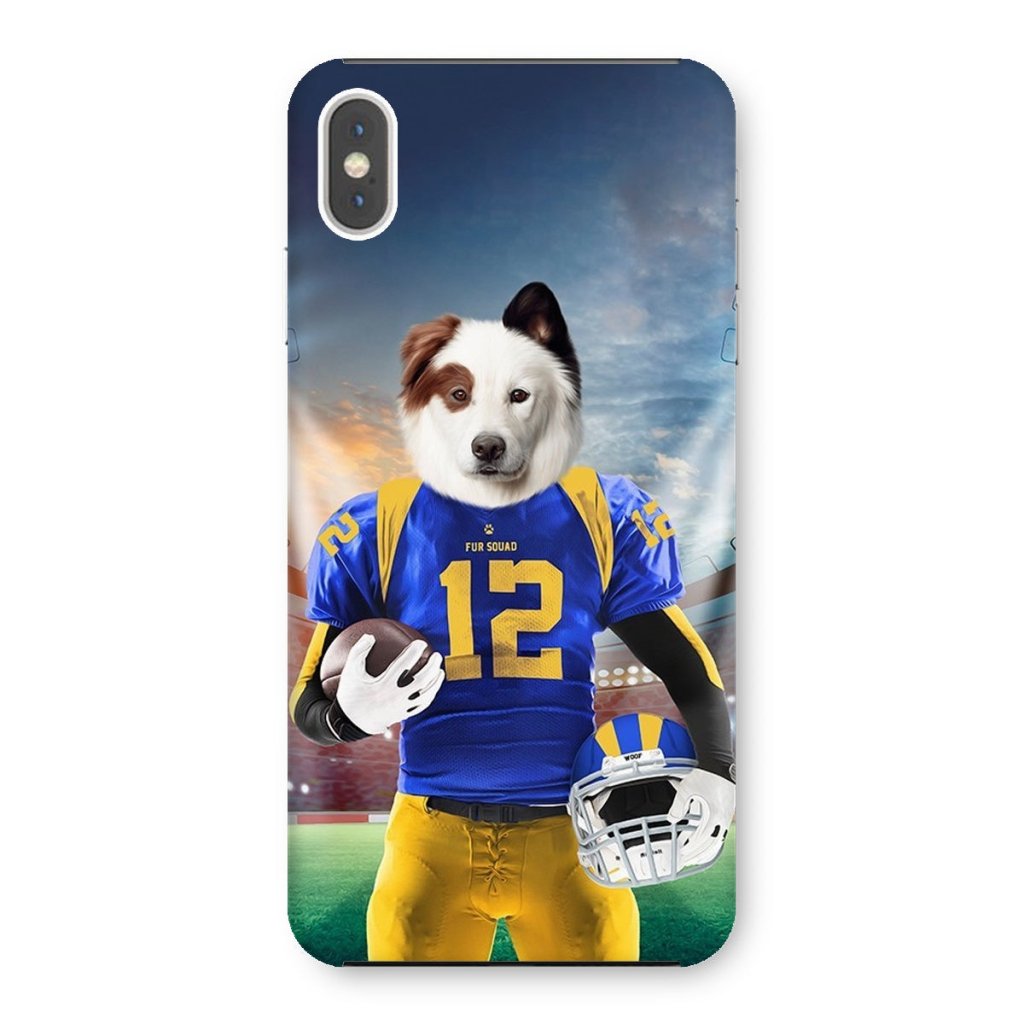 Pet Portraits | Paw Angeles Rams: Custom Pet Phone Case | Paw & Glory