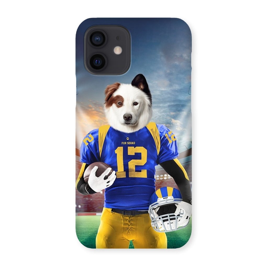 Pet Portraits | Paw Angeles Rams: Custom Pet Phone Case | Paw & Glory
