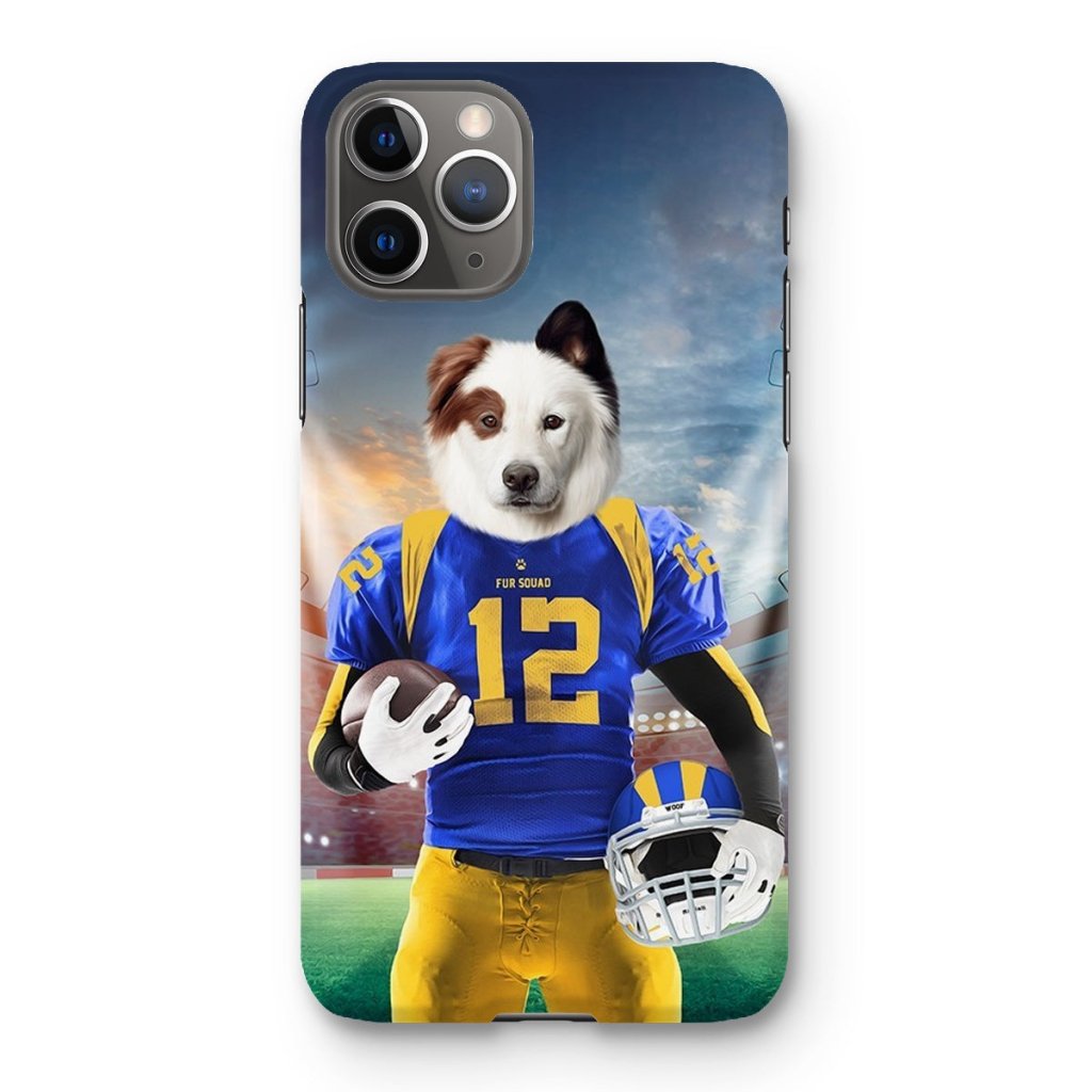 Pet Portraits | Paw Angeles Rams: Custom Pet Phone Case | Paw & Glory