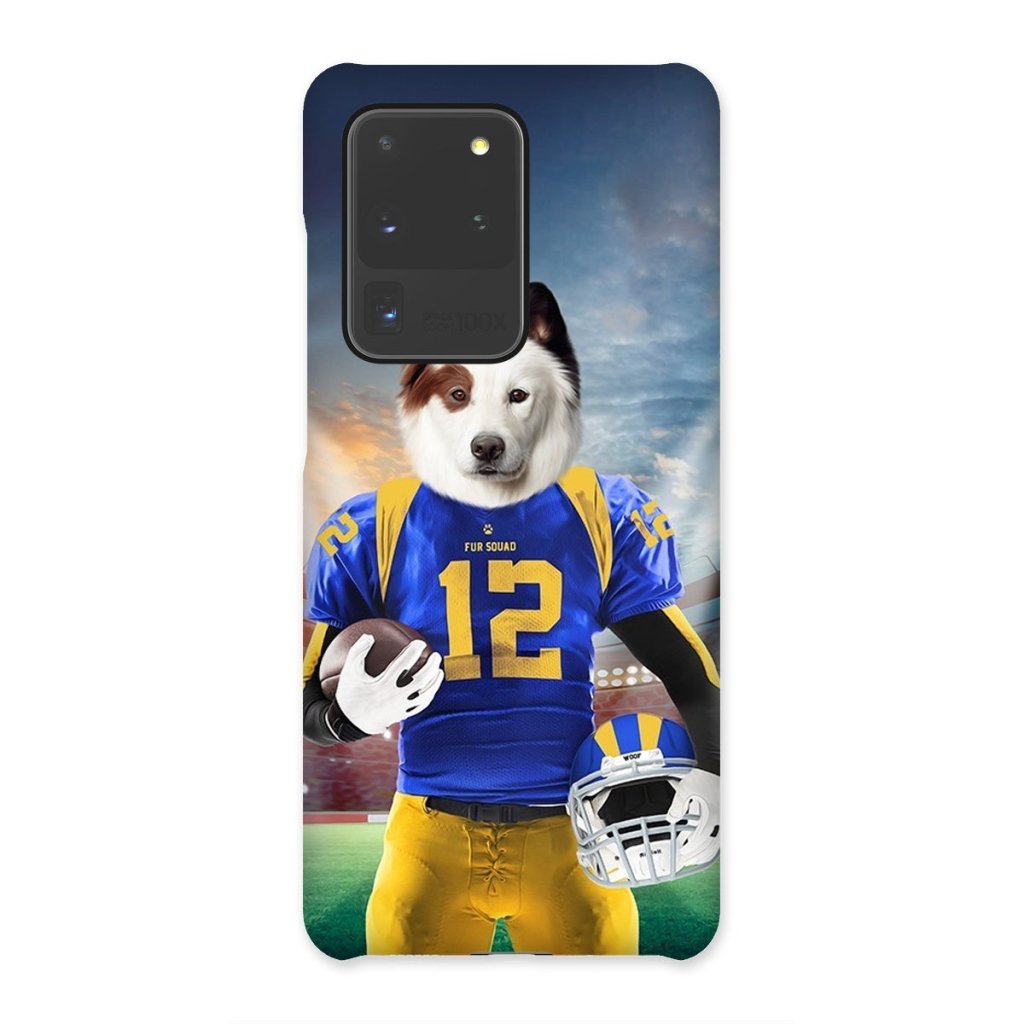 Pet Portraits | Paw Angeles Rams: Custom Pet Phone Case | Paw & Glory