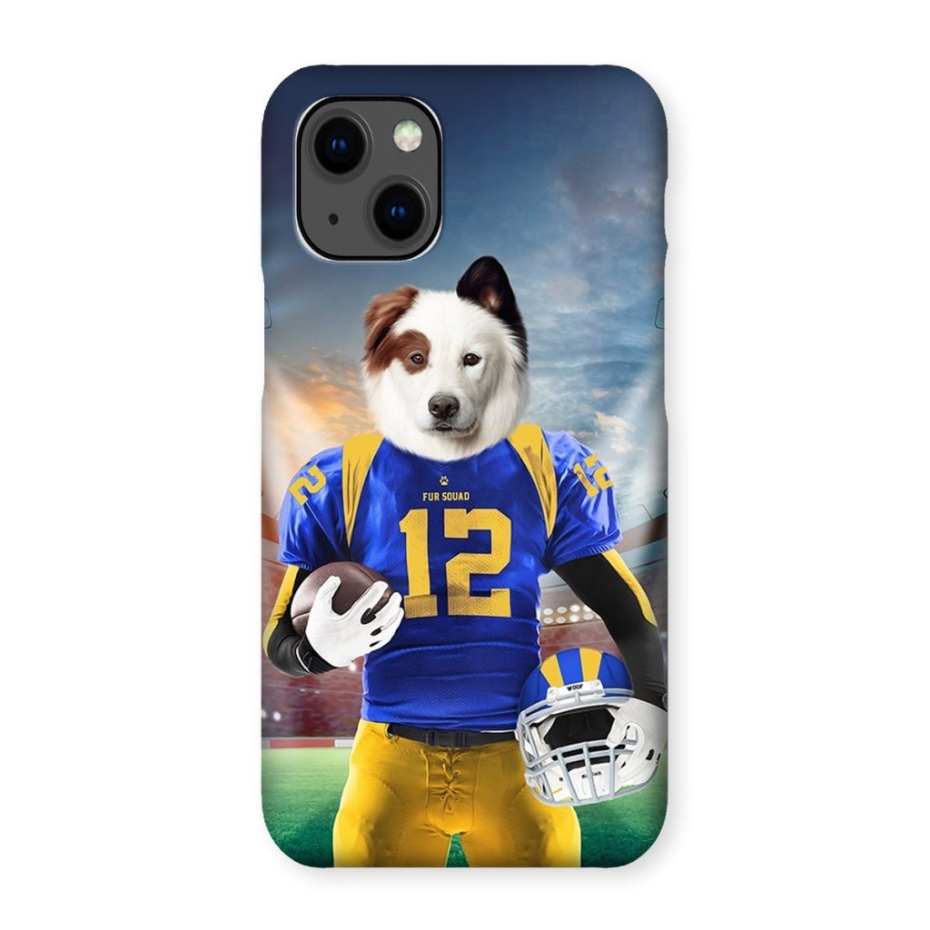 Pet Portraits | Paw Angeles Rams: Custom Pet Phone Case | Paw & Glory