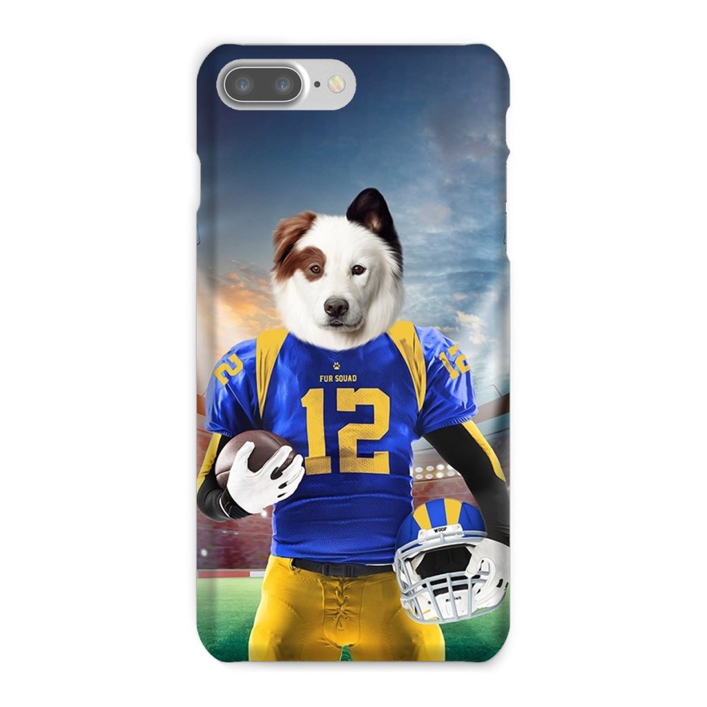 Pet Portraits | Paw Angeles Rams: Custom Pet Phone Case | Paw & Glory