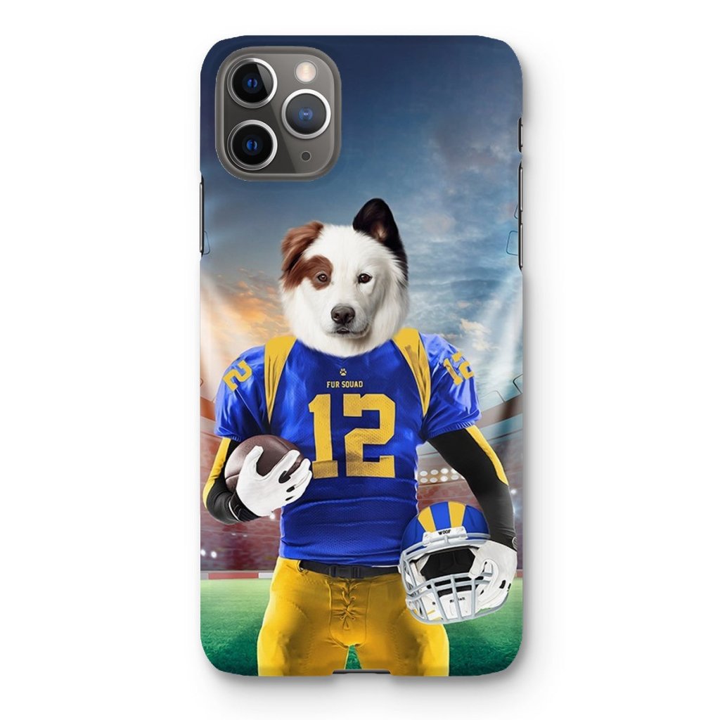 Pet Portraits | Paw Angeles Rams: Custom Pet Phone Case | Paw & Glory