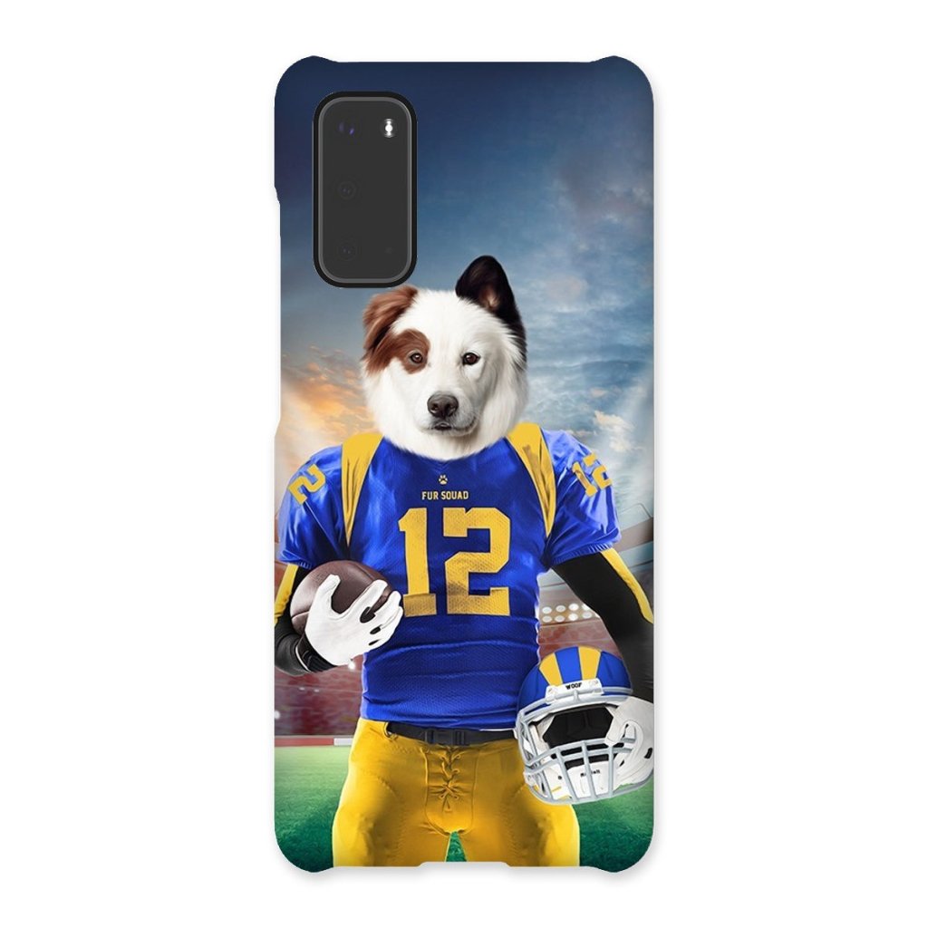 Pet Portraits | Paw Angeles Rams: Custom Pet Phone Case | Paw & Glory
