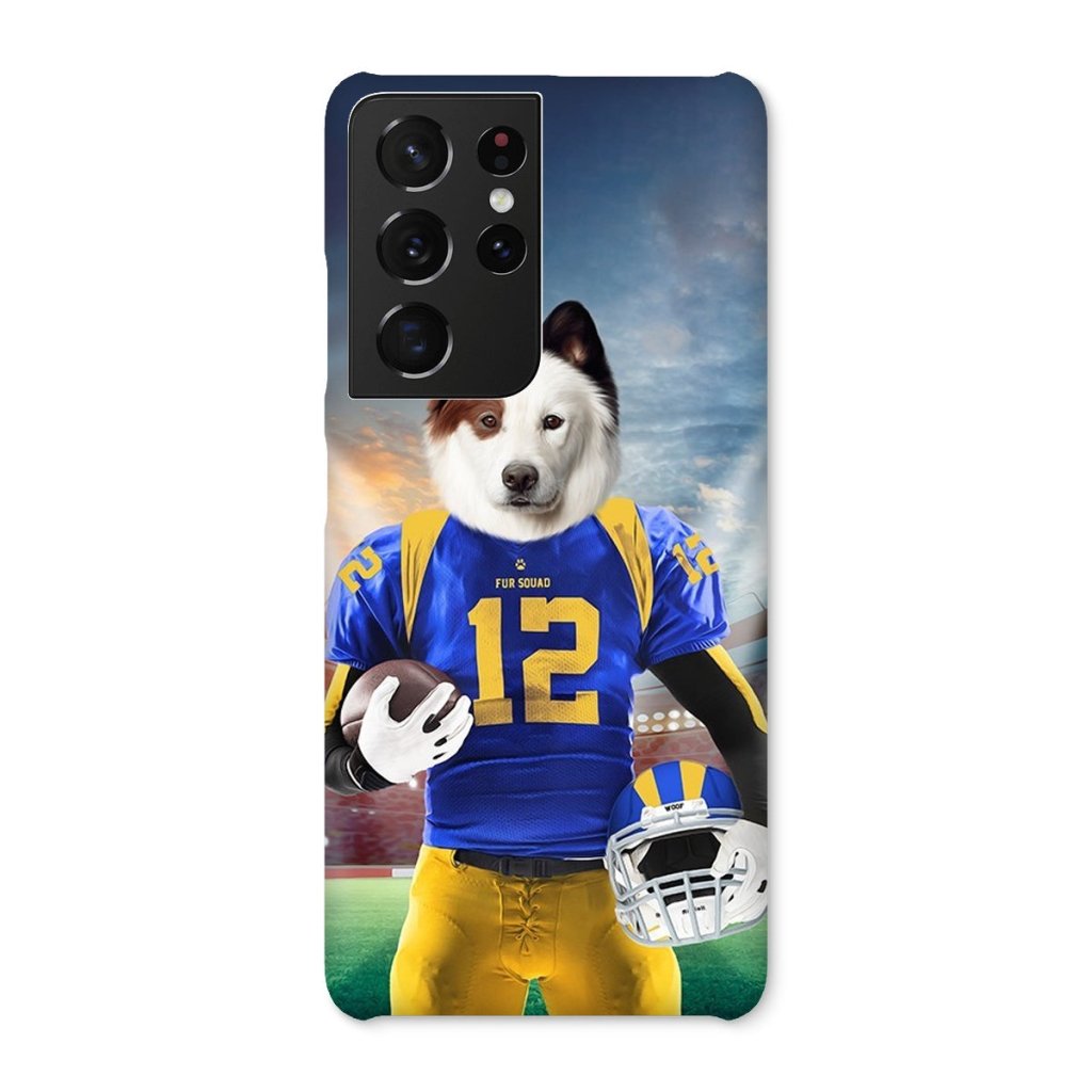 Pet Portraits | Paw Angeles Rams: Custom Pet Phone Case | Paw & Glory