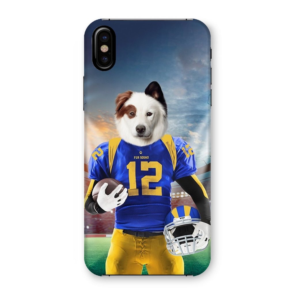 Pet Portraits | Paw Angeles Rams: Custom Pet Phone Case | Paw & Glory
