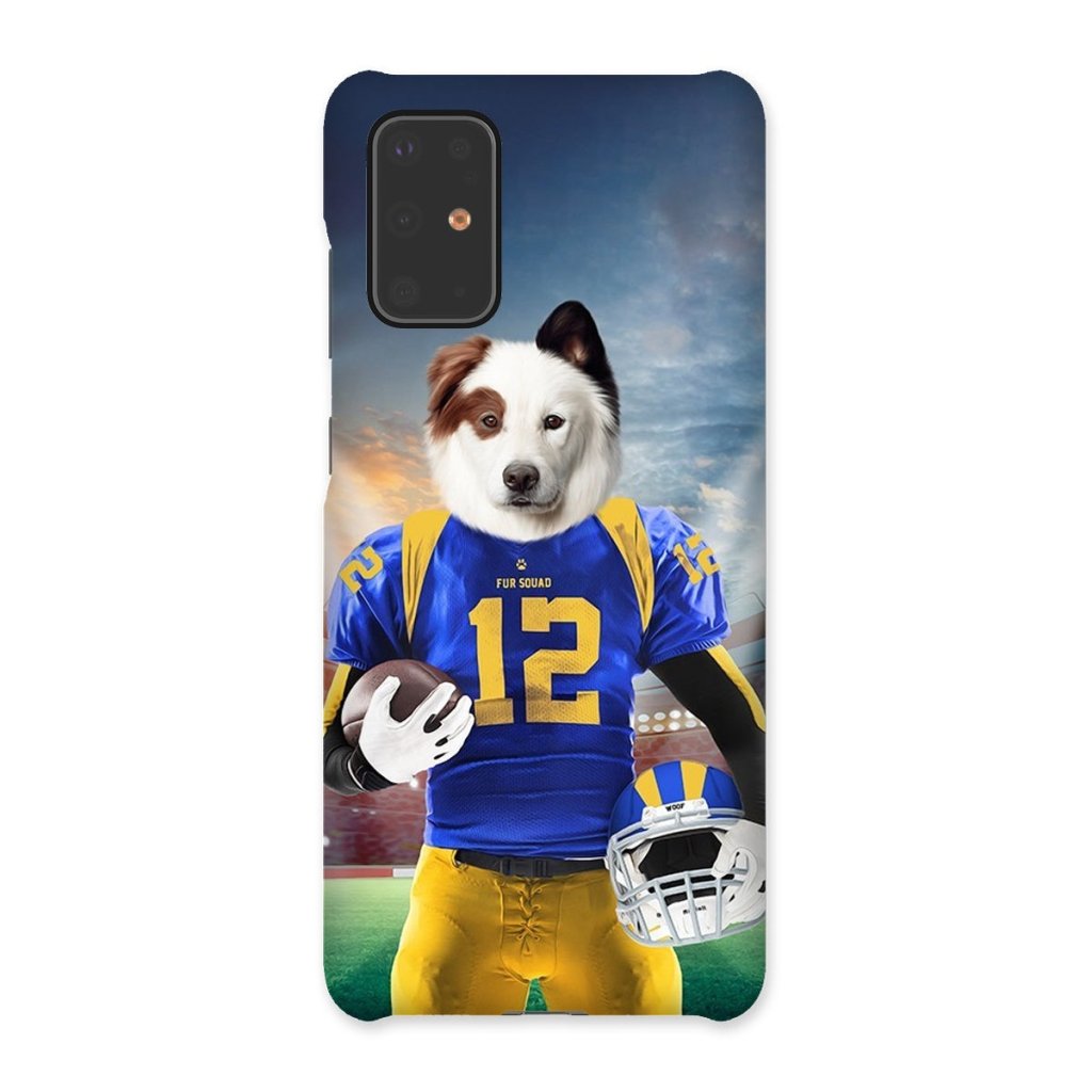 Pet Portraits | Paw Angeles Rams: Custom Pet Phone Case | Paw & Glory