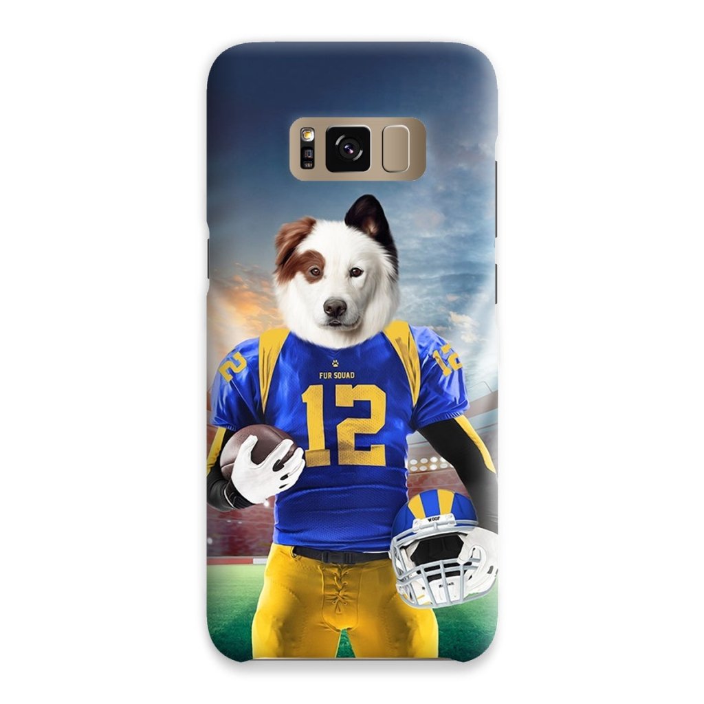Pet Portraits | Paw Angeles Rams: Custom Pet Phone Case | Paw & Glory