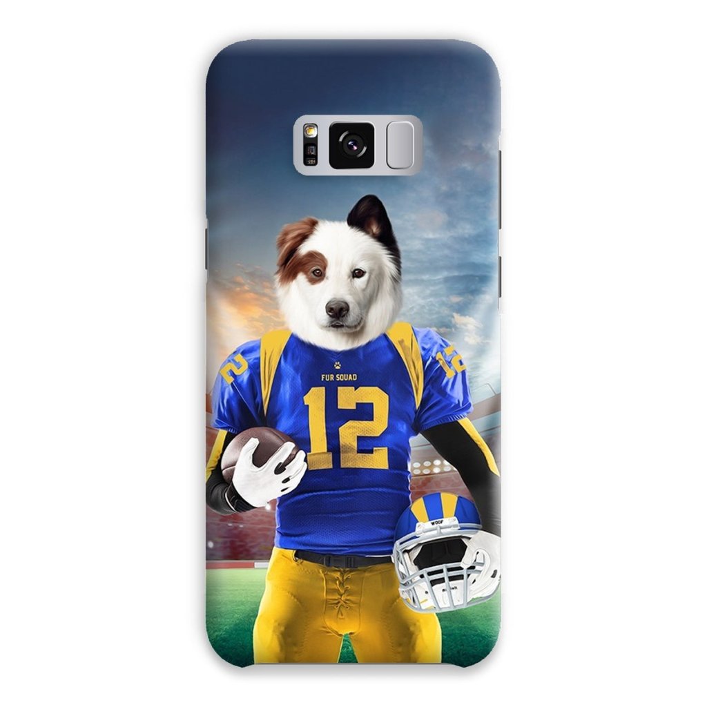 Pet Portraits | Paw Angeles Rams: Custom Pet Phone Case | Paw & Glory