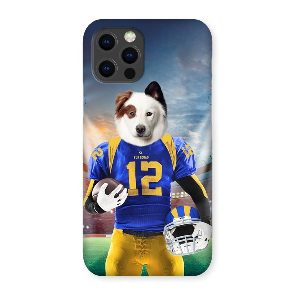 Pet Portraits | Paw Angeles Rams: Custom Pet Phone Case | Paw & Glory