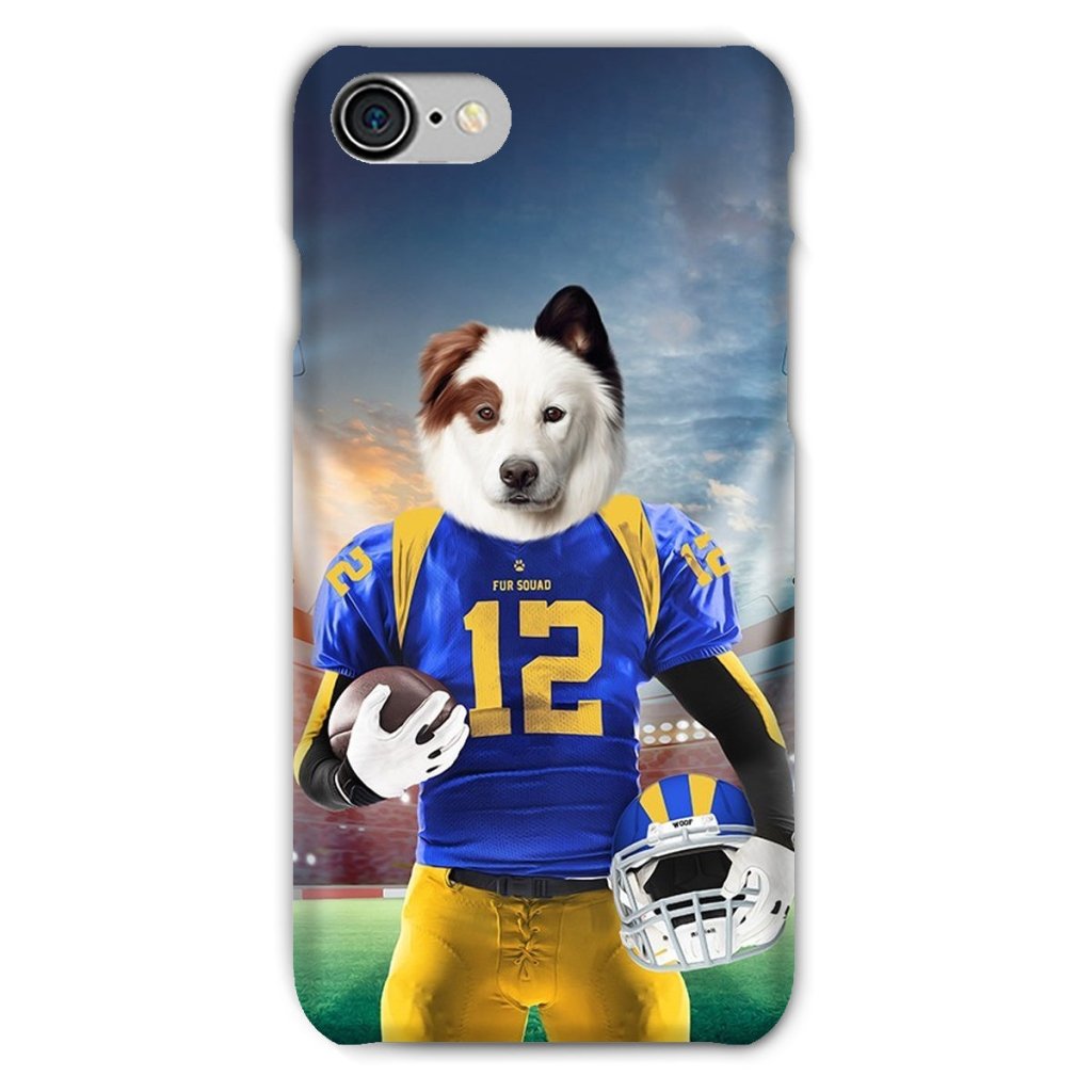Pet Portraits | Paw Angeles Rams: Custom Pet Phone Case | Paw & Glory
