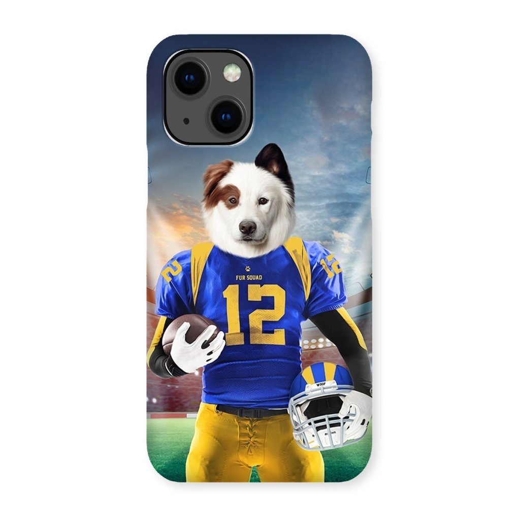 Pet Portraits | Paw Angeles Rams: Custom Pet Phone Case | Paw & Glory
