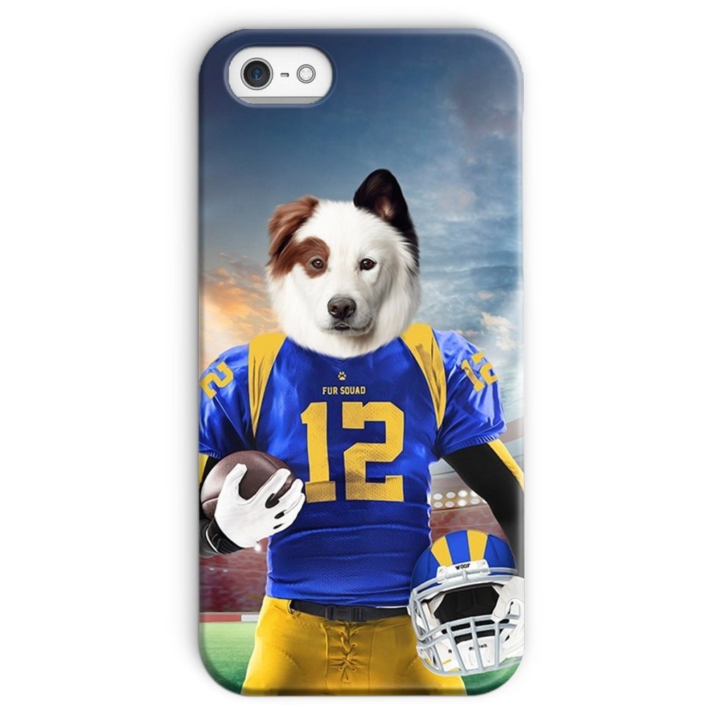 Pet Portraits | Paw Angeles Rams: Custom Pet Phone Case | Paw & Glory