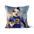 Paw Angeles Rams: Custom Pet Pillow