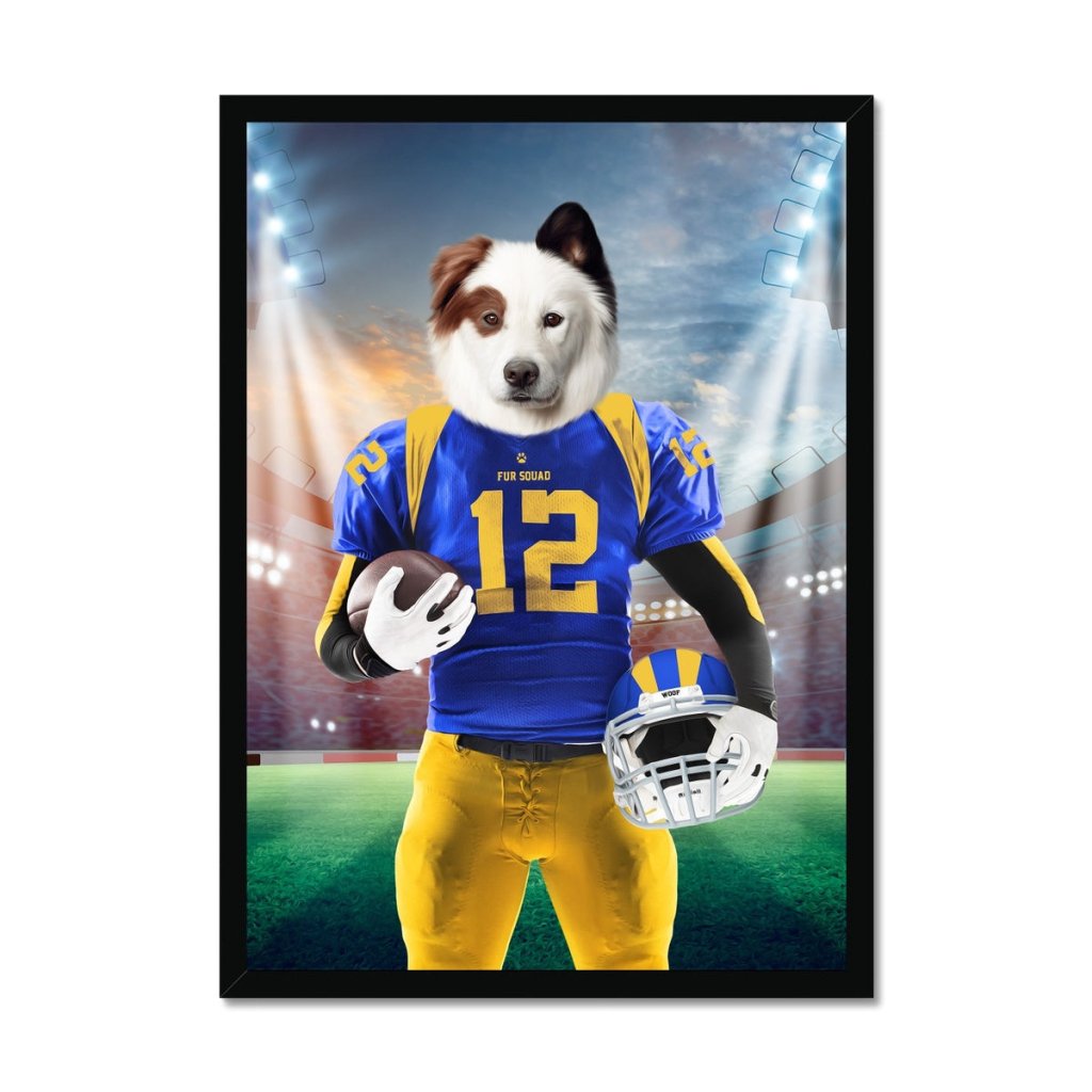 Pet Portraits | Paw Angeles Rams: Custom Pet Portrait | Paw & Glory