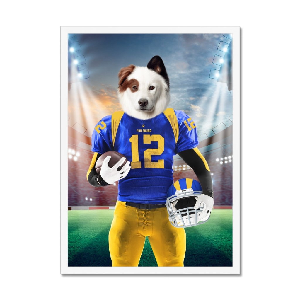 Pet Portraits | Paw Angeles Rams: Custom Pet Portrait | Paw & Glory