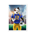 Paw Angeles Rams: Custom Pet Poster