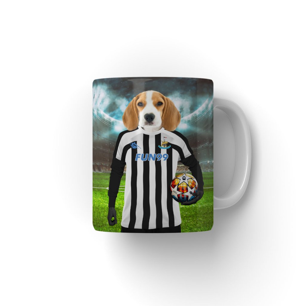 Pet Portraits | Paw Castle United Football Club: Custom Pet Coffee Mug | Paw & Glory