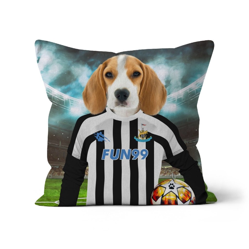 Pet Portraits | Paw Castle United Football Club: Custom Pet Pillow | Paw & Glory