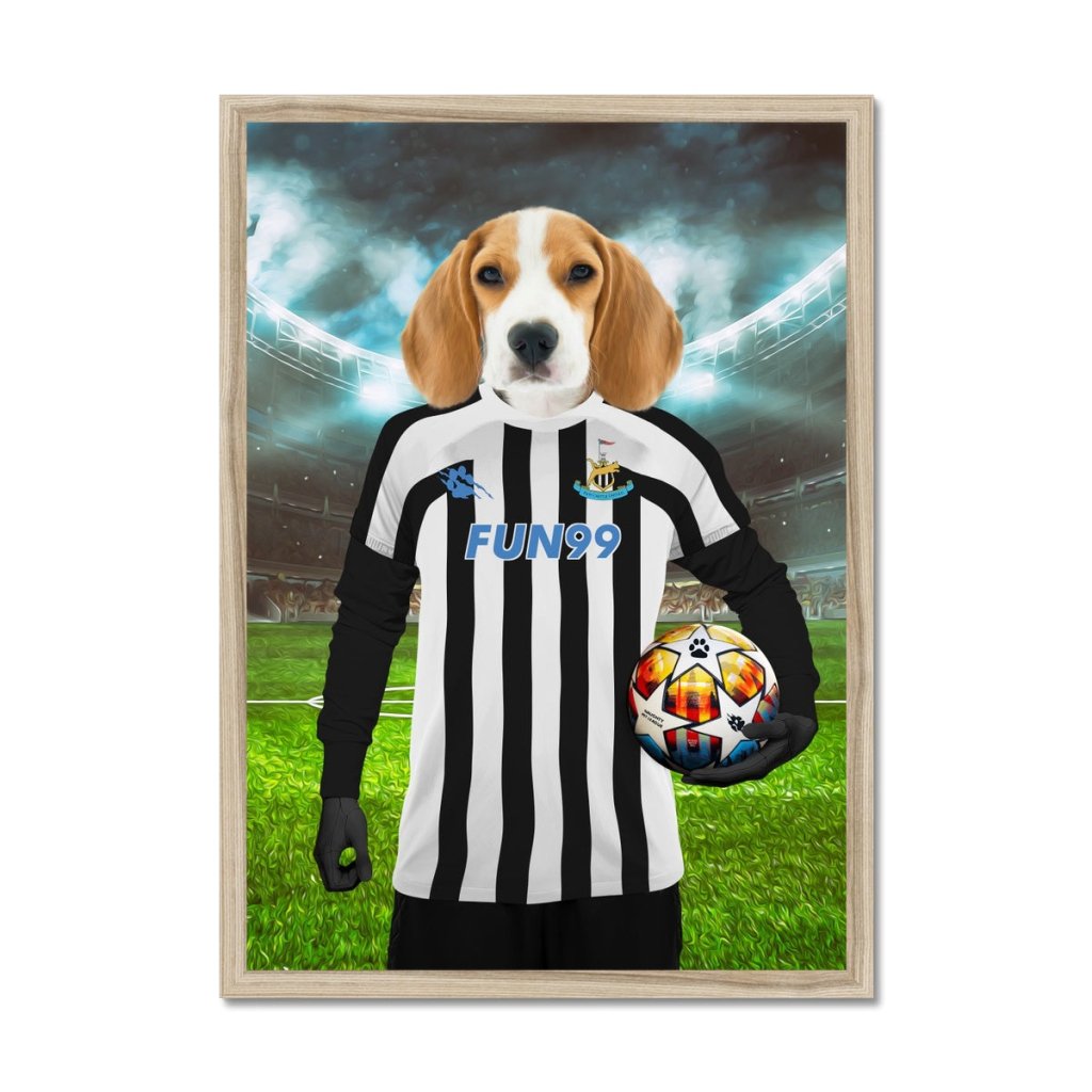 Pet Portraits | Paw Castle United Football Club: Custom Pet Portrait | Paw & Glory
