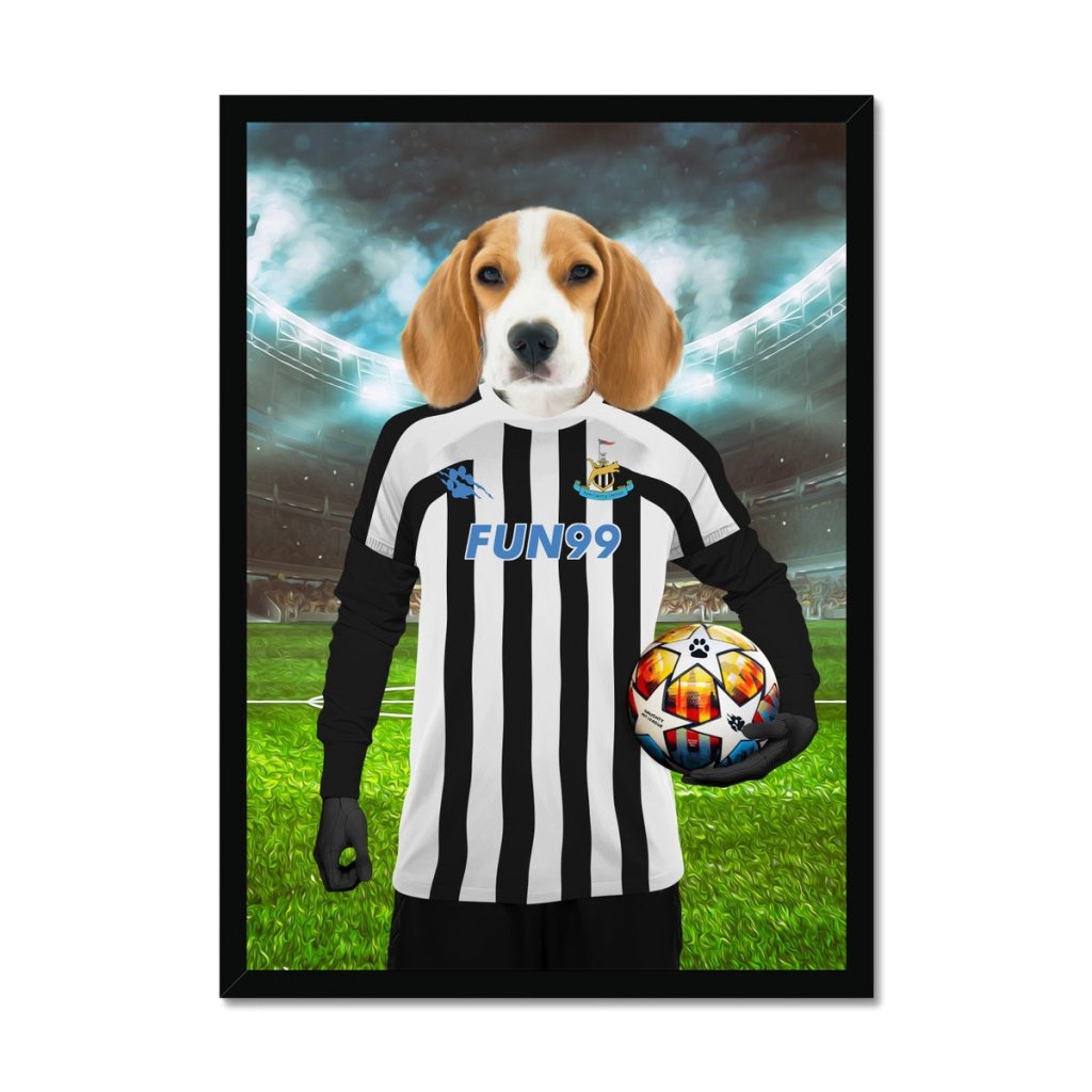 Pet Portraits | Paw Castle United Football Club: Custom Pet Portrait | Paw & Glory