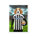 Paw Castle United Football Club: Custom Pet Poster