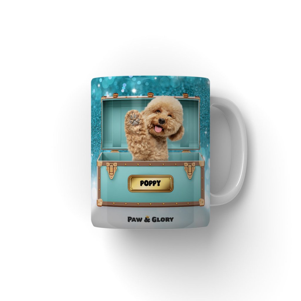 Pet Portraits | Paw-fany & Co. Luxury Trunk: Custom Pet Coffee Mug | Paw & Glory