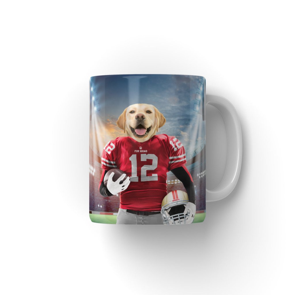Pet Portraits | Paw Francisco 49ers: Custom Pet Coffee Mug | Paw & Glory