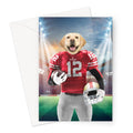 Paw Francisco 49ers: Custom Pet Greeting Card