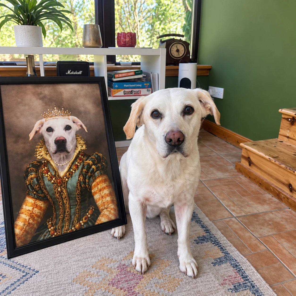 The Pearl Princess: Custom Pet Portrait