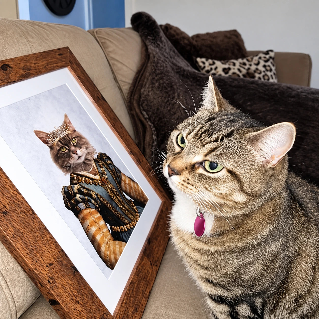 The Pearl Princess: Custom Pet Portrait