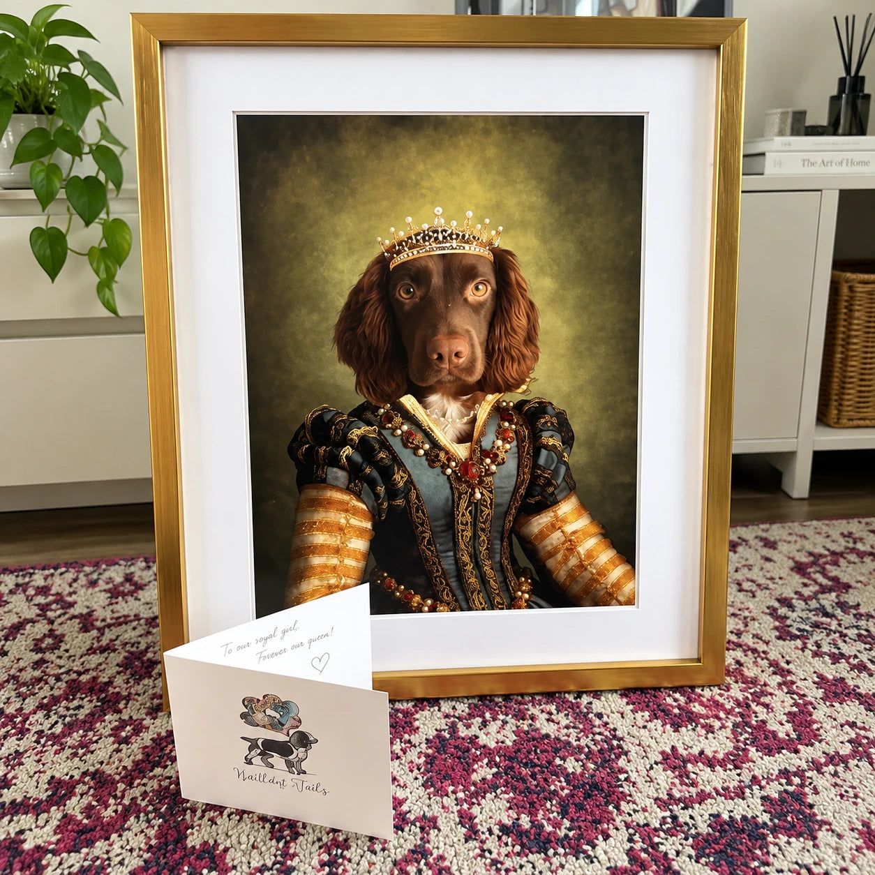 The Pearl Princess: Custom Pet Portrait