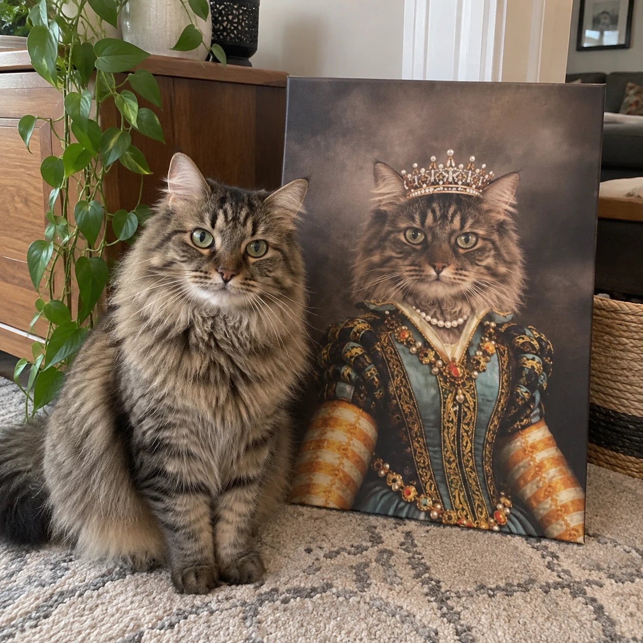The Pearl Princess: Custom Pet Portrait