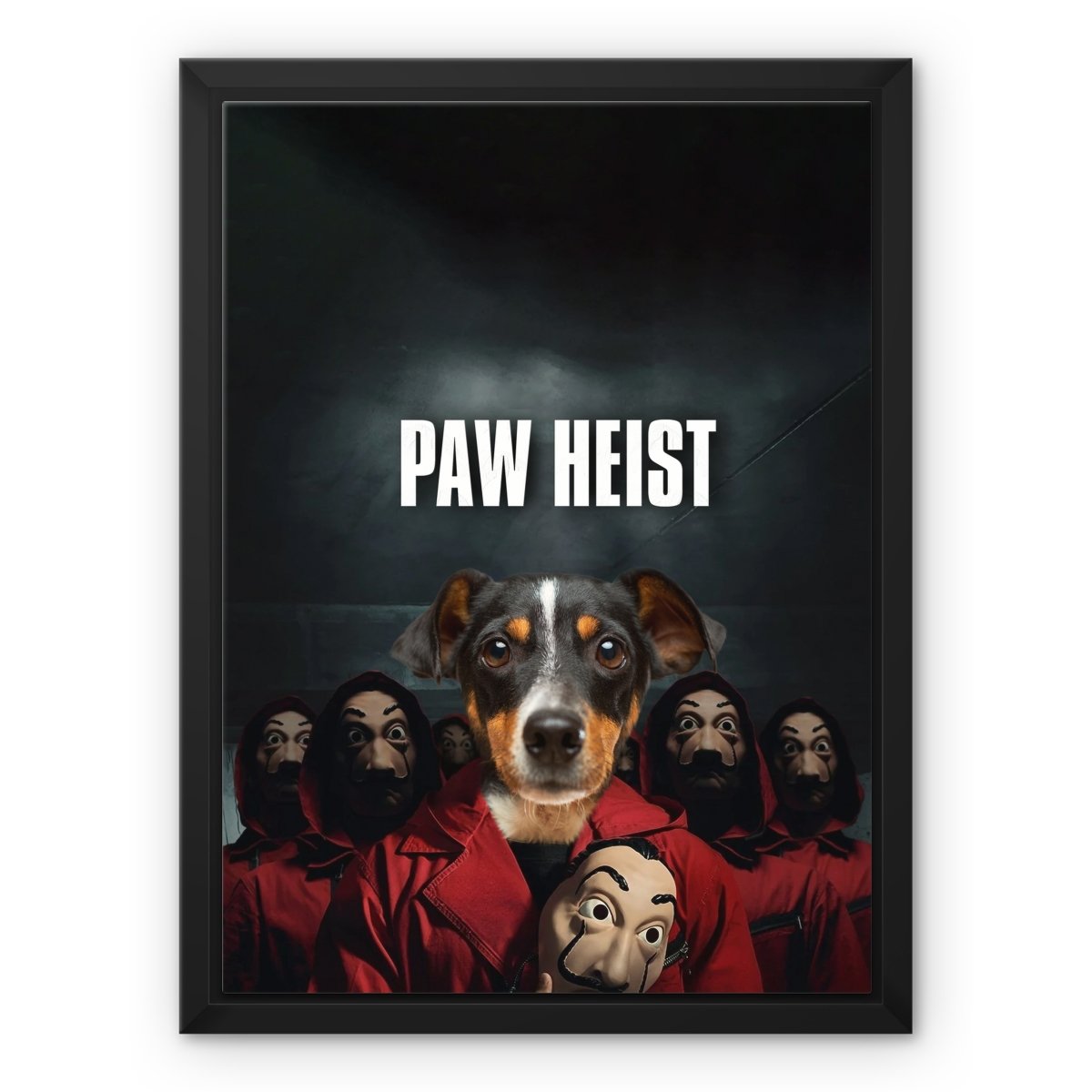 Paw Heist: Custom Pet Canvas - Paw & Glory - Dog Portraits - Pet Portraits