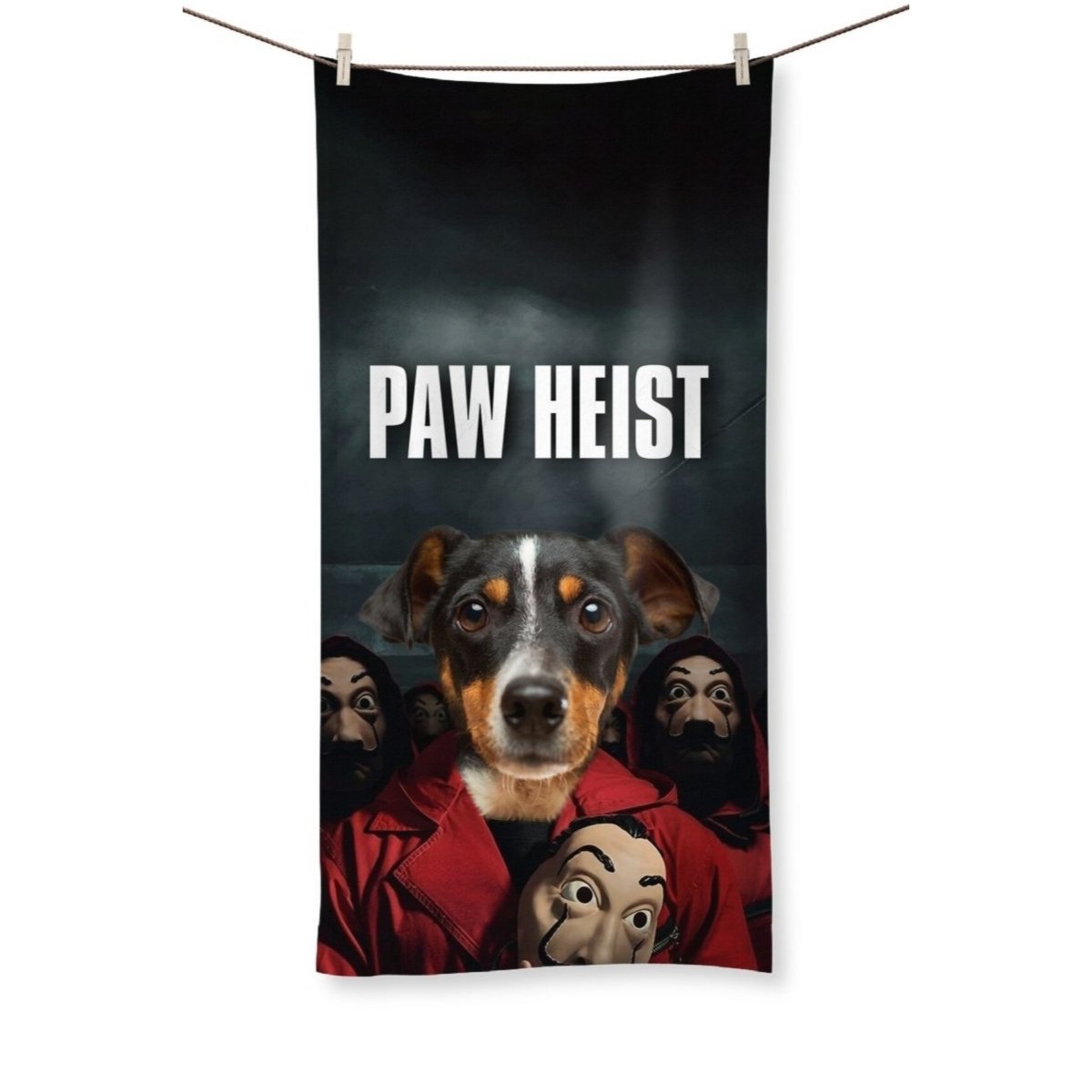 Pet Portraits | Paw Heist: Custom Pet Towel | Paw & Glory