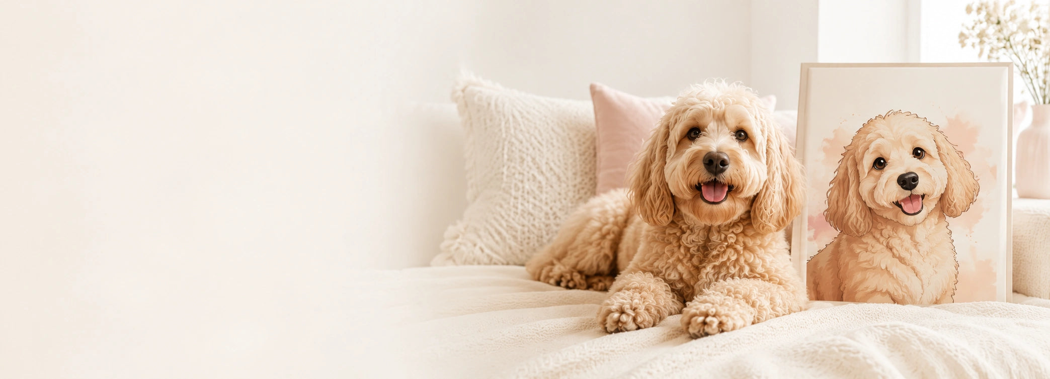 Custom regal pet portraits by Paw & Glory