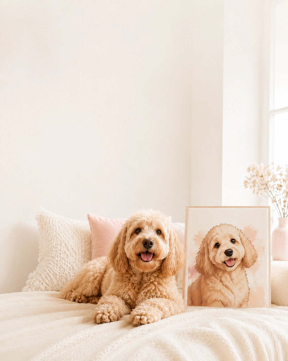 Custom regal pet portraits by Paw & Glory