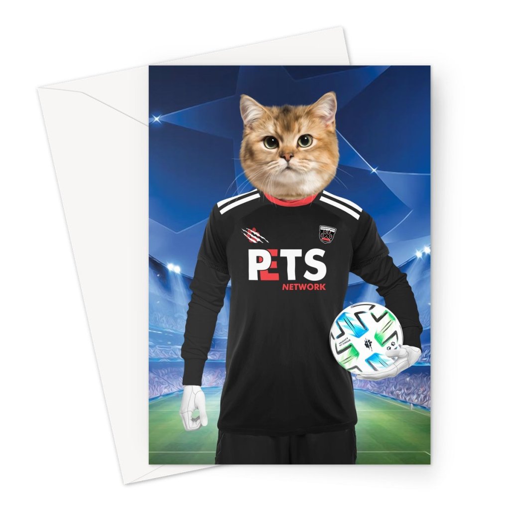Pet Portraits | Pawashington DC United: Custom Pet Greeting Card | Paw & Glory