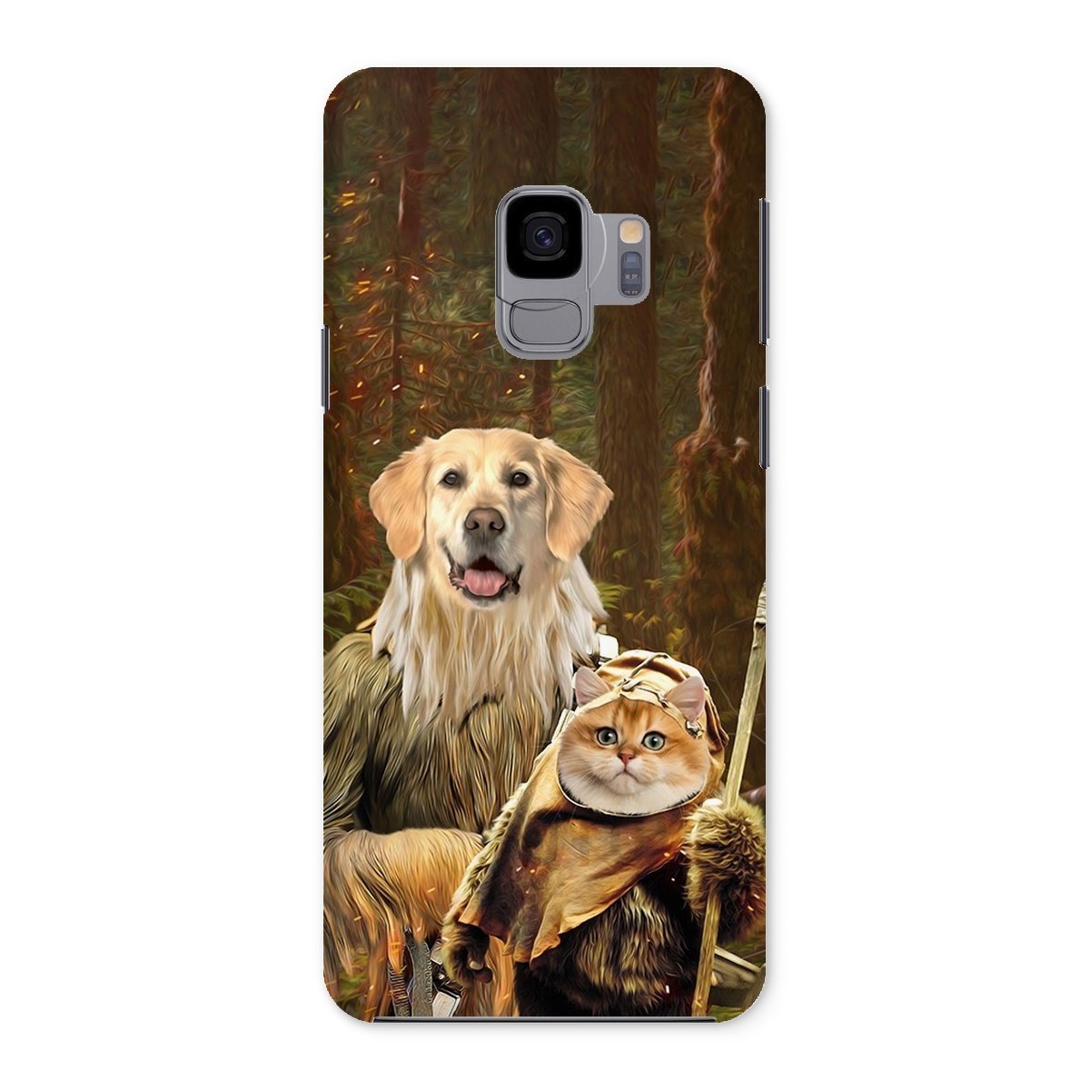 Pet Portraits | Pawbecca & Ewok (Star Wars Inspired): Custom Pet Phone Case | Paw & Glory