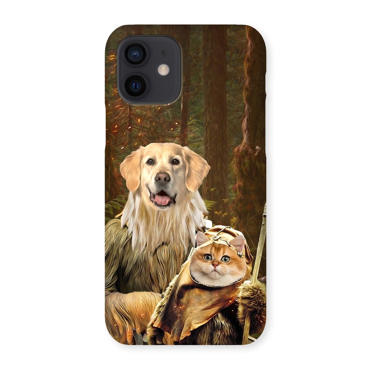 Pet Portraits | Pawbecca & Ewok (Star Wars Inspired): Custom Pet Phone Case | Paw & Glory
